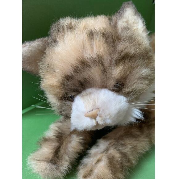 Plush Tiger Stripe Cat By Jockline Made in Italy mid-1980s - Picture 2 of 7